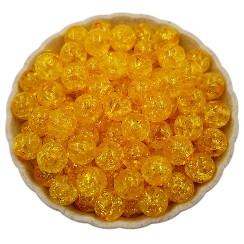 Многоцветные модные потрескивающие свободные бусины DIY фурнитура ювелирные аксессуары ожерелье браслет