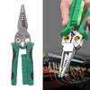 Electrical Pliers Multi Functional Wire Stripping Crimping Cutting Splitting Winding Pliers with Voltage Tester