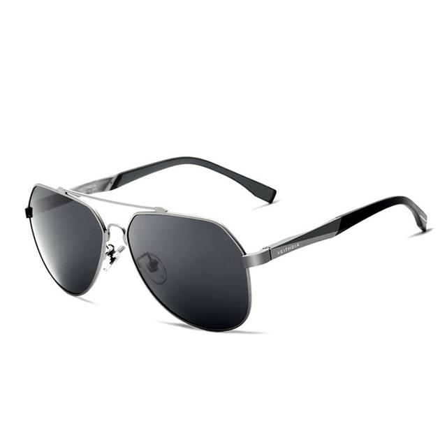 VEITHDIA алюминиево-магниевые большие солнцезащитные очки большого размера с поляризационными линзами, солнцезащитные очки для 3598