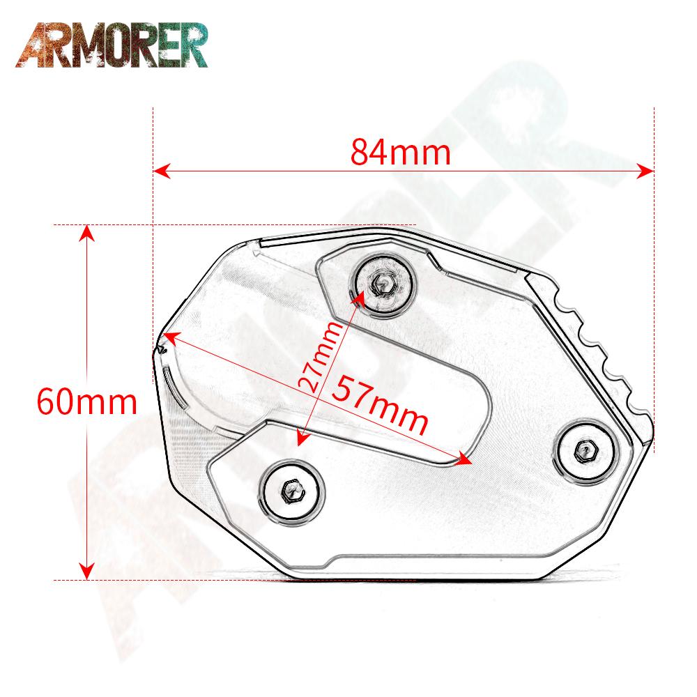 Аксессуары для мотоциклов для HONDA CB 1000R CB1000R CB1000 R подставка для ног с ЧПУ, боковая подставка для ног, удлинитель, опорная пластина 2018-