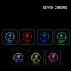 LED Car Cup Holder Lights 7 Colors Changing Mat Cup Pad For Alfa Romeo giulia stelvio giulietta 159 147 156 166 Auto Accessories zk0