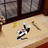 Looney Roadrunner Coyote Adventure Customized Name Carpet Design for Dining Room Entryway Dormitory Game Room Antislip Carpet Decorate Offices