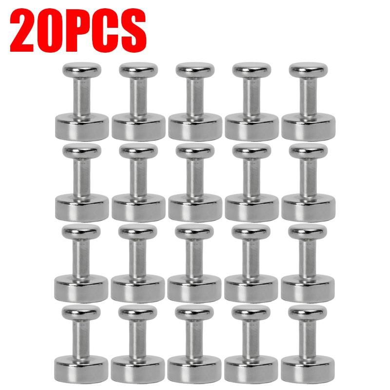 2/40 шт. Мини-магнитный крючок-кнопка из неодимового железа и бора, крючки для хранения кнопок, кухонные, для дома, холодильника, вешалки для белой доски