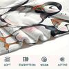 1Pc 2D FLAT Realistic Puffin Print Flannel Blanket,High quality Comfortable for All Seasons,Home Decor,Warmth and Comfort,Perfect for Christmas Gifts