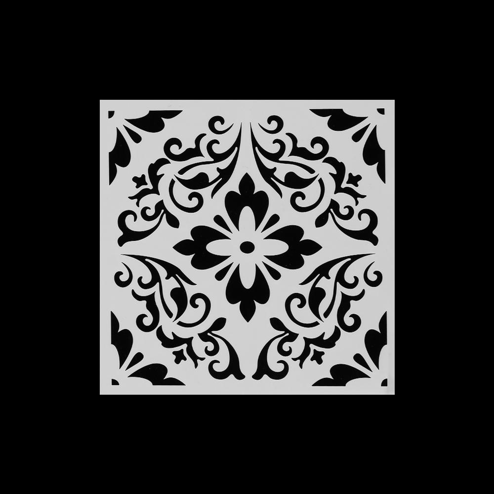 Сделай сам Тиснение Живопись Доска Изготовление Покраска Мебели Открытка Набор Трафаретов Мандала Шаблон для Рисования