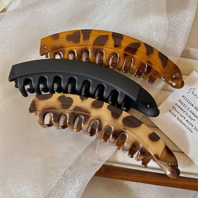 Заколки для волос однотонные заколка-банан женские аксессуары для волос заколки для хвостика заколки-крабы шпильки головные уборы