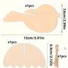 10 Sets of Wooden Bird-Shaped Ornaments, Wooden Bird Shapes for DIY Coloring, Children's Educational Tools, Handmade Holiday Decorations, Holiday P