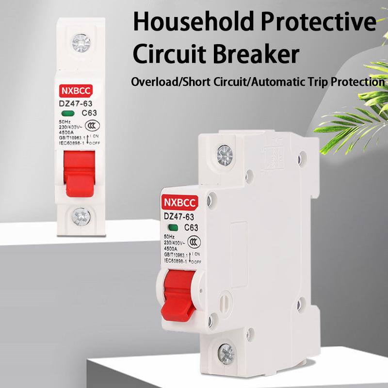 Circuit Breaker C-Type Miniature Circuit Breaker Mcb Click Hardware Miniature Household Air Circuit Breaker