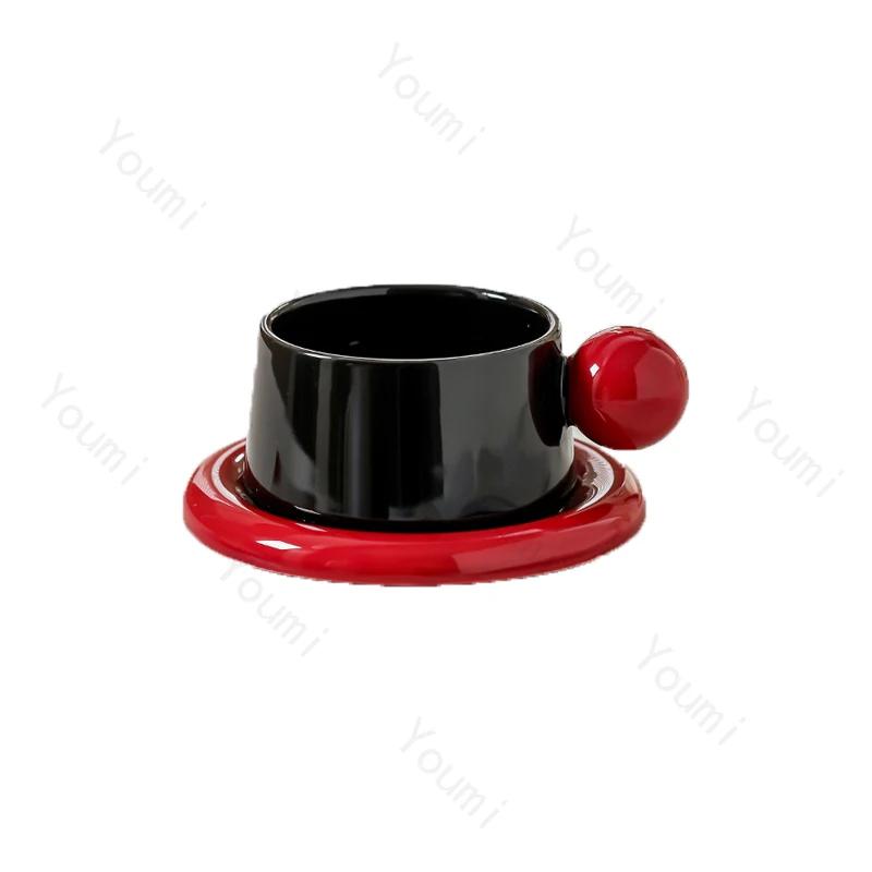 Высококачественные керамические кофейные чашки для свадьбы, домашний набор чашек для послеобеденного чая, легкие кружки для завтрака в отеле класса люкс, праздничные подарки