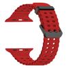 Силиконовый ремешок для Apple Watch Ultra 2 49 мм 45 мм 44 мм 42 мм спортивный ремешок для IWatch Series 9 8 7 6 SE 5 4 3 2 Correa