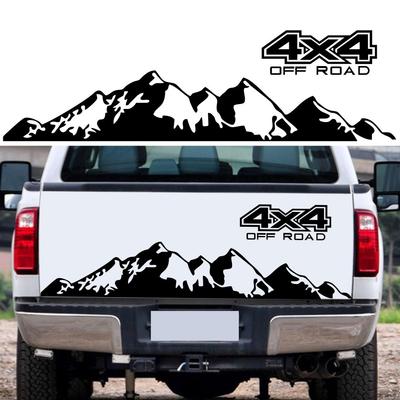 Виниловая наклейка с графикой 4X4 Off Road Mountain для стайлинга автомобиля, грузовика, пикапа