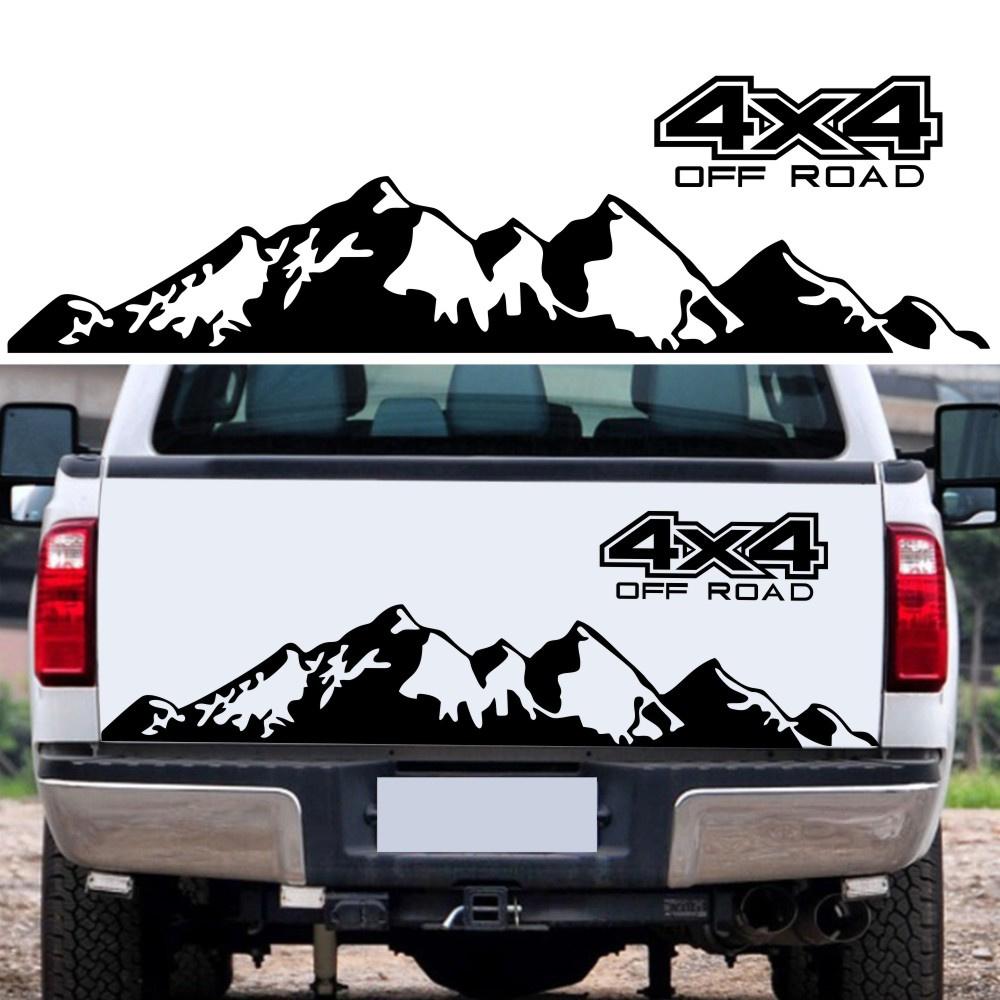 Car Sticker 4X4 Off Road Graphic Vinyl Decal For Ford Ranger Raptor Pickup Isuzu