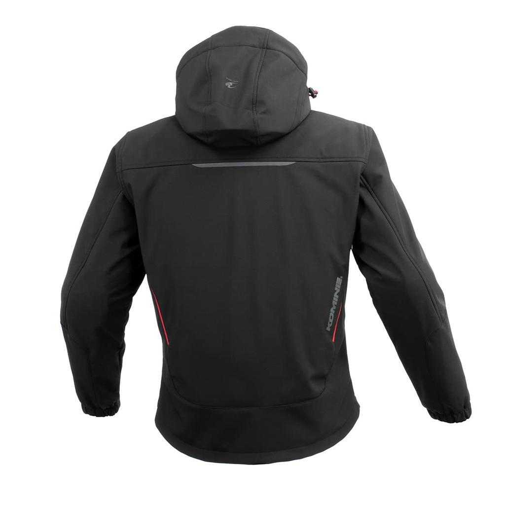 Мотоциклетная куртка защитная софтшелл зимняя парка IFU Neo 4XL [KOMINE] - JK-5792 07-5792 Черный/Красный
