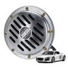 12V Loud Car Horn Speaker Dual Tone Electric Pump Loud Air Horn Loud Alloy Coil Car Air Horn High Low Tone Loud Sound Speaker