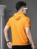 European-Style Solid Color Hooded Short-Sleeve T-Shirt for Men, Summer Trendy Slim-Fit Half-Sleeve Hooded Sweatshirt, Sports Casual Hoodie