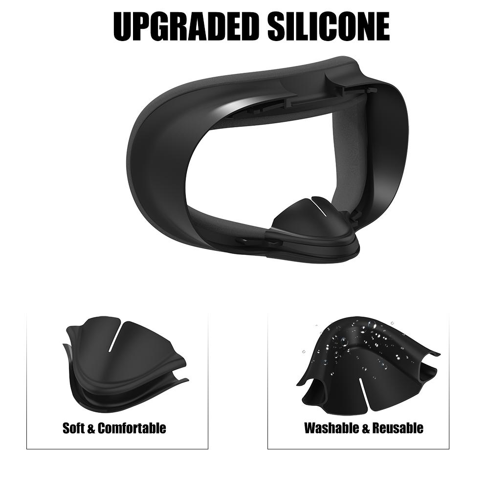 Подходит для Meta Quest 3s, блокирующий свет, силиконовый носовой упор