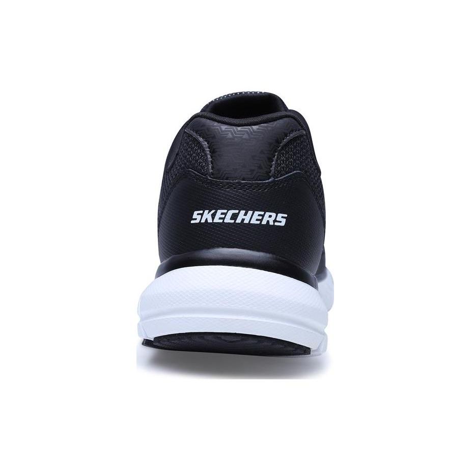 Skechers Мужские спортивные повседневные кроссовки с низким верхом Мужские кроссовки Черный Белый 999743-BKW