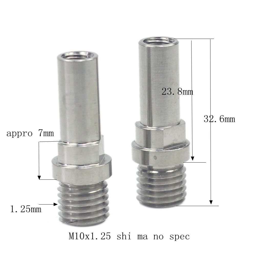 2pcs Titanium Bike V Brake Boss Cantilever Brakes Post Mount M10 M8 1.25mm 1.0mm Ti V Brake Screws Bolts