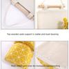 Creative Cotton and Hemp Waterproof Storage Hanging Bag Hanging Multi Layer Hanging Pocket Fabric Door Rear Sundry Storage Bag Storage Bag