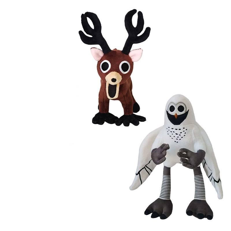Ужас Лось Сова Игра Плюшевая Фигурка Кукла Для Хэллоуина Декор И Коллекционирования Для Поклонников