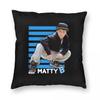 Matthew David Morris MattyB Pillowcase Polyester Linen Velvet Creative Zip Decor Pillow Case Bed Cushion Case