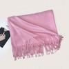Autumn and Winter New Solid Color Scarf Imitation Cashmere Scarf Women's Warm Shawl Scarf