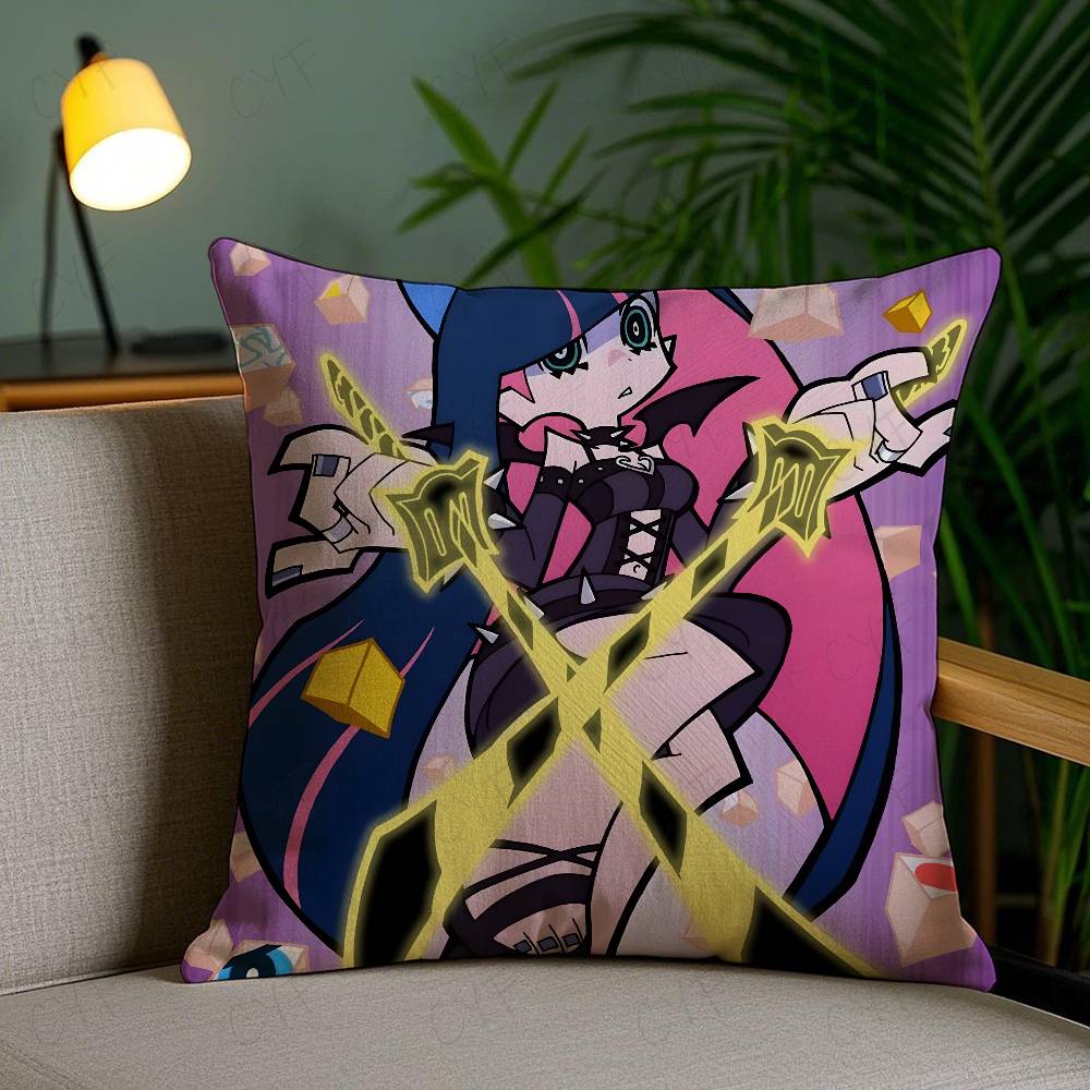 Наволочка Panty & Stocking with Garterbelt, на заказ, из матового флиса, на ощупь как кожа младенца, экологичная сублимационная печать