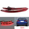 2x LED Rear Bumper Reflector Brake Light Flow Turn Signal For Hyundai Elantra
