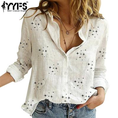 Женские модные повседневные весенне-осенние блузки и рубашки-поло с длинными рукавами и воротником-стойкой