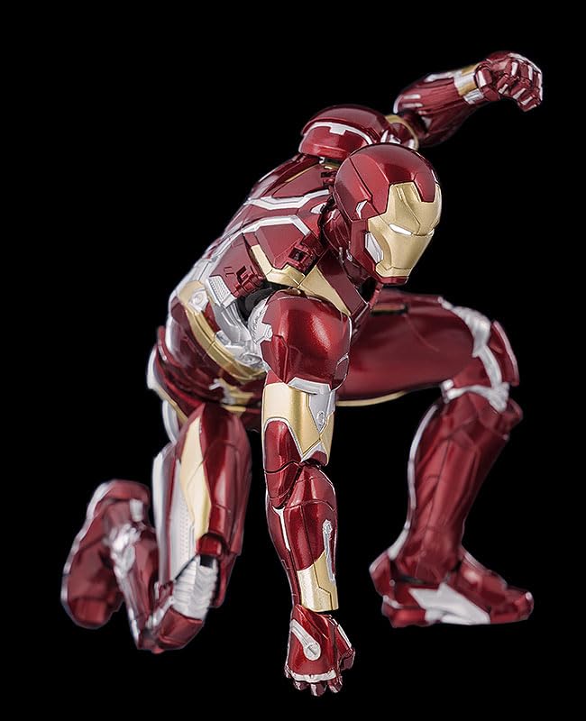 Marvel Studios The Infinity Saga [Marvel Studios' Infinity Saga] DLX Iron Man Mark 46 [DLX Iron Man Mark 46] 112 масштаб ABS и ПВХ и цинковый сплав и другие металлы