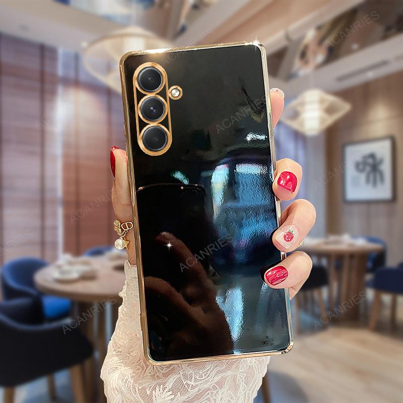 A 55 35 25 15 05S Роскошный чехол-подставка с кольцом-держателем для Samsung Galaxy A55 A35 A25 A15 A05S 4G 5G 2024 Силиконовая задняя крышка