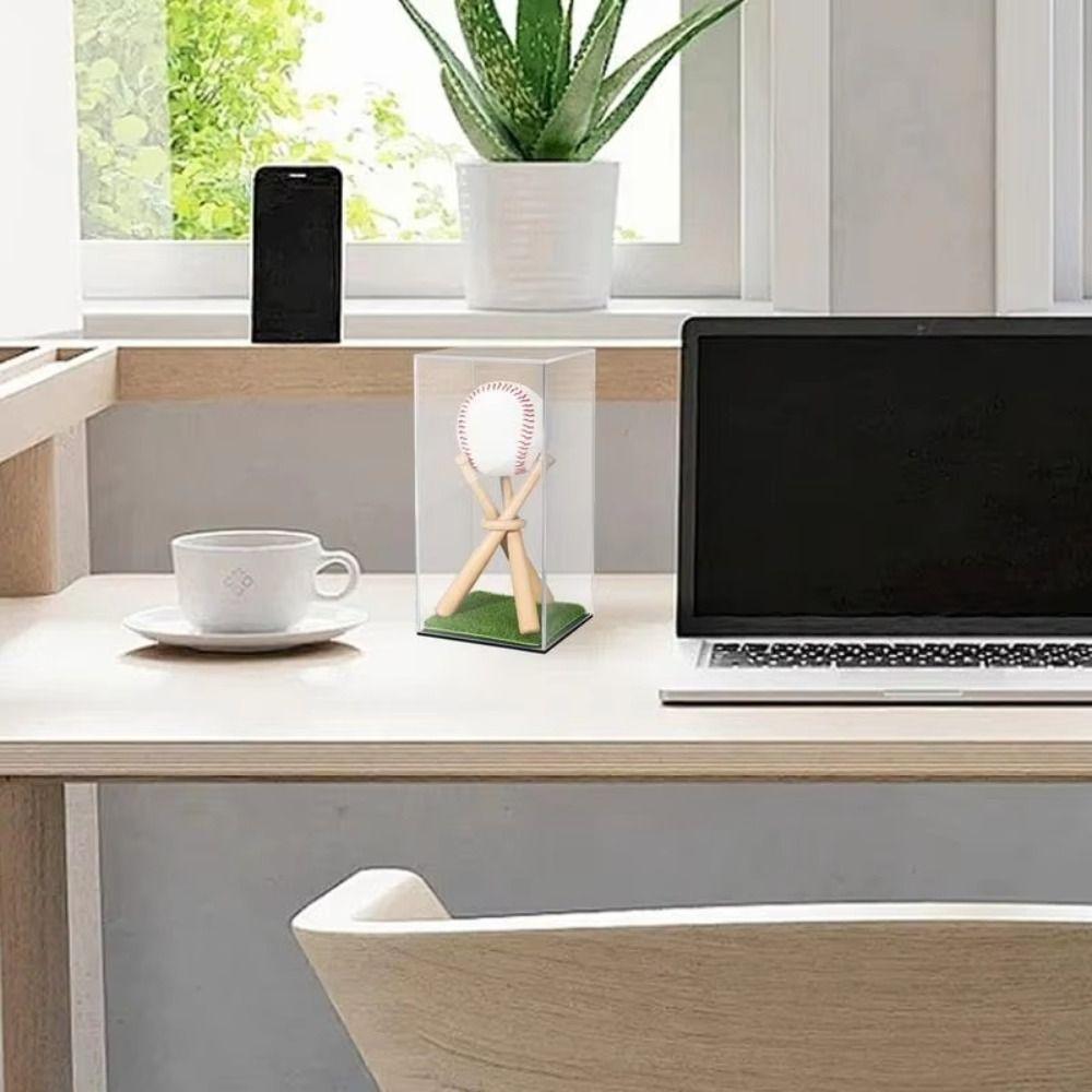 UV Protection Baseball Display Stand Acrylic Baseball Holder Case Baseball Storage Boxes Softball