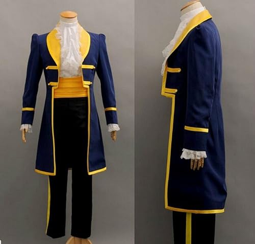 [Hosaku Co., Ltd.] Beast Prince and King Costume, Adult, School Festival, Cultural Festival, 5-Piece Set, Men's (Small)