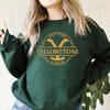 Yellowstone Dutton Ranch Sweatshirt 1883 Yellowstone Tv Show Unisex Hoodie Western Cowboy Cowgirl Jumper Rip Wheeler Sweatshirts