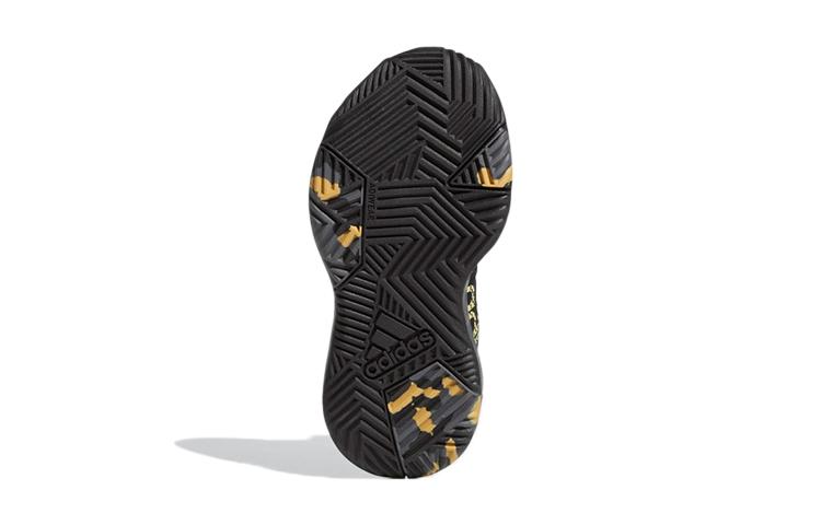 adidas OwnTheGame 2.0 K Нескользящие Износостойкие Средневысокие Детские Баскетбольные Кроссовки Серый Черный Детские GZ3381