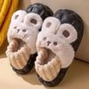Новые милые тапочки с мультяшным кроликом, женские, забавные, водонепроницаемые, удобные, легкие, домашние, мягкие, домашние, шлепанцы на толстой подошве 20024