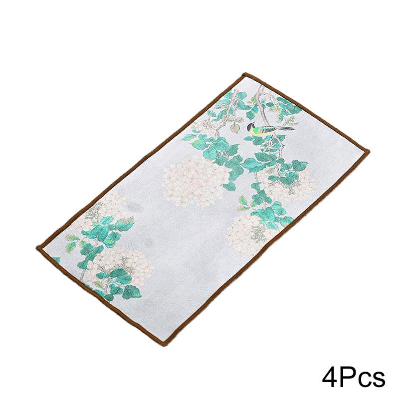 1 шт. Ткань для домашнего использования, высококачественный чайный коврик, чайное полотенце Zen, аксессуары, чайная салфетка, впитывающая воду, коврик для чайного стола, кухня