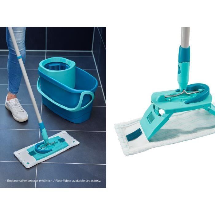 Housse micro duo Leifheit 52123, housse de rechange pour balai serpillière Clean Twist M Ergo / PowerClean, tous sols, 1 pièce