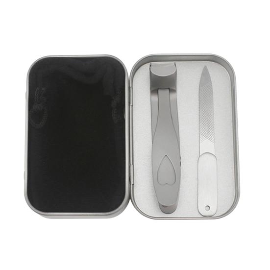 Кусачки для ногтей с металлическими пилочками, эргономичные кусачки для ногтей с угловой головкой, набор из нержавеющей стали, толстые кусачки для вросших ногтей