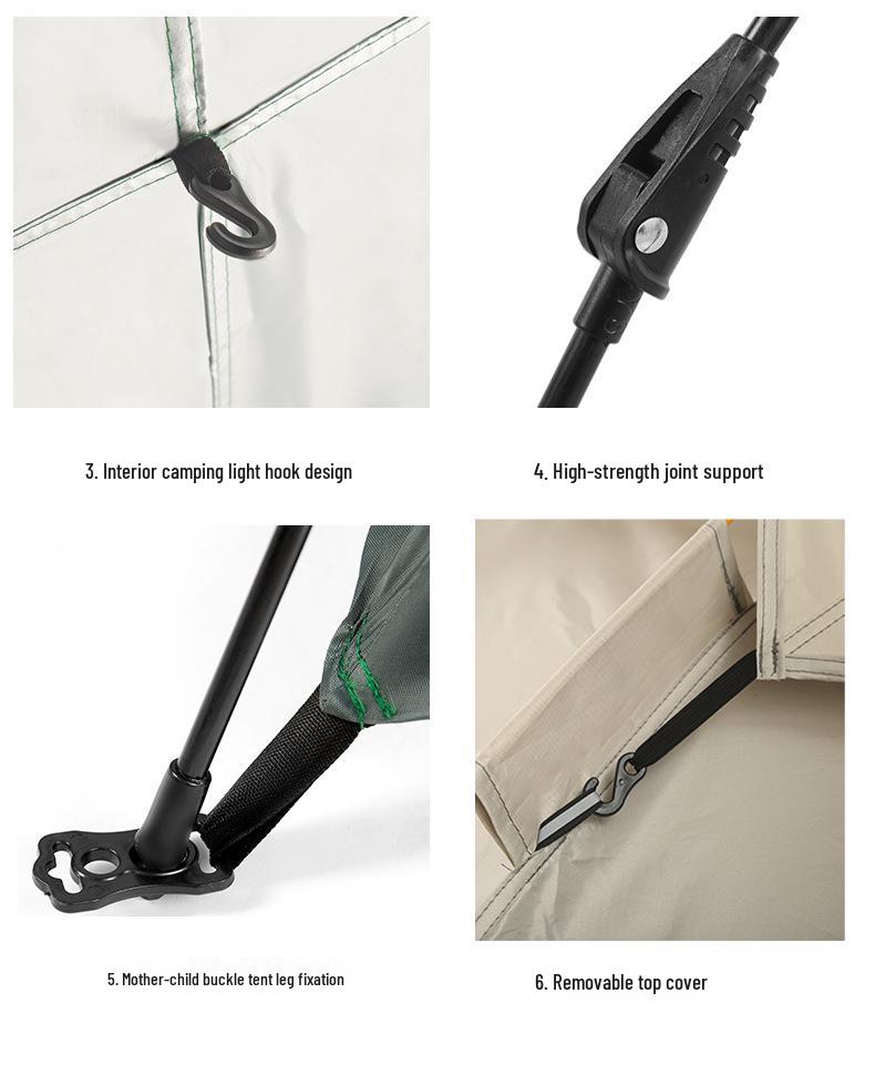 Automatic Pop-Up Rainproof Camping Tent for Outdoor & Indoor Use