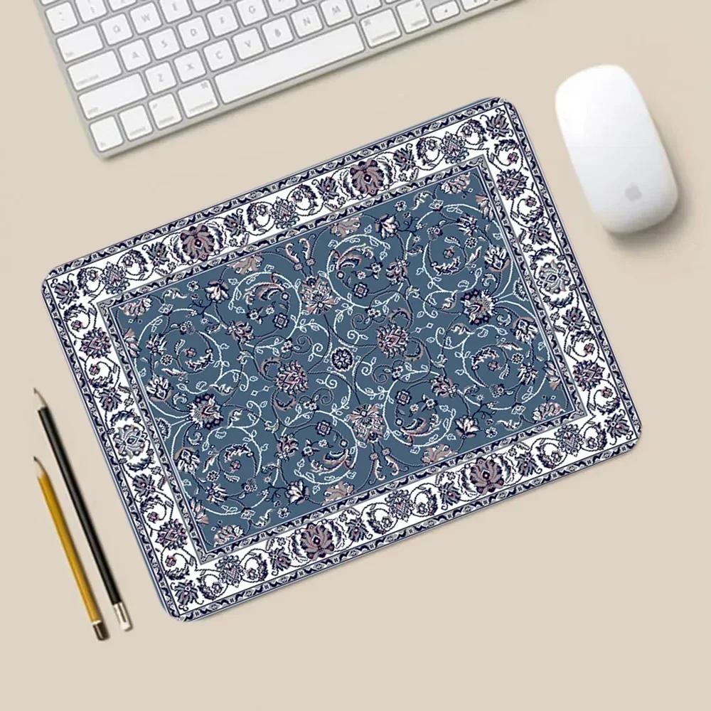 Персидский ковер Компьютерный коврик для мыши Ноутбук Офисный декоративный коврик для стола Моющийся Нескользящий резиновый коврик для стола Игровой коврик