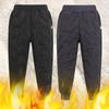 3-12 Years Kids Winter Warm Cotton Down Pants Children Windproof Trousers