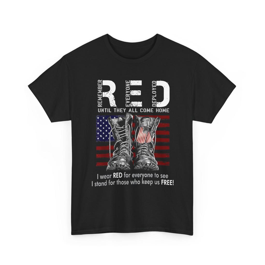 On Friday We Wear Red Military R.E.D Friday Military T-Shirt