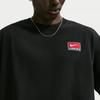 Nike Мужская футболка-свитер с круглым вырезом и коротким рукавом, свободного кроя, вязаная, Life, II4380-010