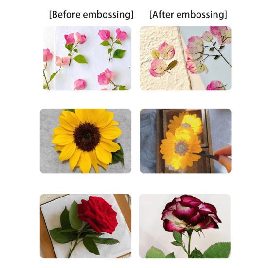 Набор для прессования цветов Embosser, простой в использовании набор для сбора цветов, поделки своими руками для мгновенного сохранения цветов
