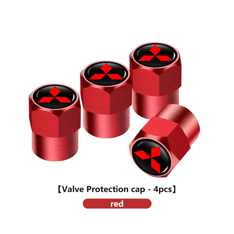 cwnqah1 cwmvjg1 Car Tire Valve Stems Cap Knurling Style Tire Valve Cap For Mitsubishi Outlander Lancer Cross Colt Xpander Mirage Attrage