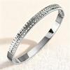 New titanium steel bracelet for girls, high-end and exquisite European and American stainless steel bracelet