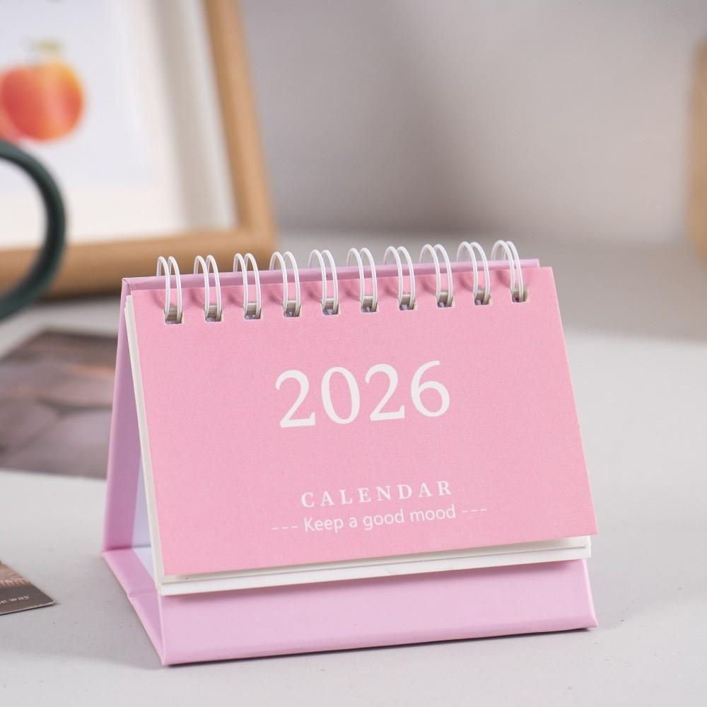 Desktop Decoration 2026 Desk Calendar Portable Schedule Planner  Office School Supplies