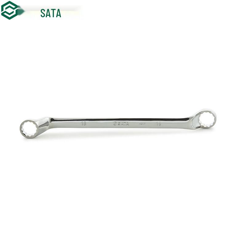 SATA Fully Polished High-Neck Double Box Wrench