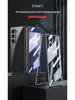 Прозрачный гальванизированный жесткий чехол Samsung Z Fold7 - Защитный складной дизайн с точной резкой